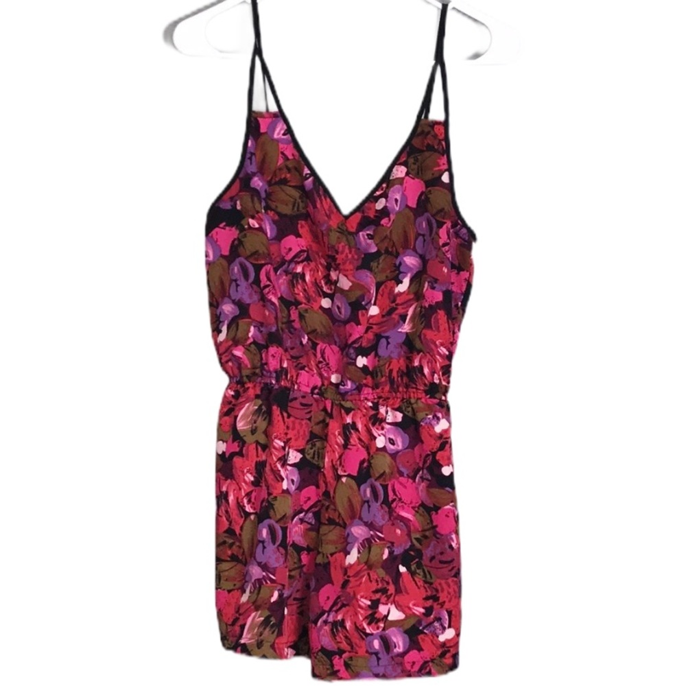 Angie Floral Spaghetti Straps Romper